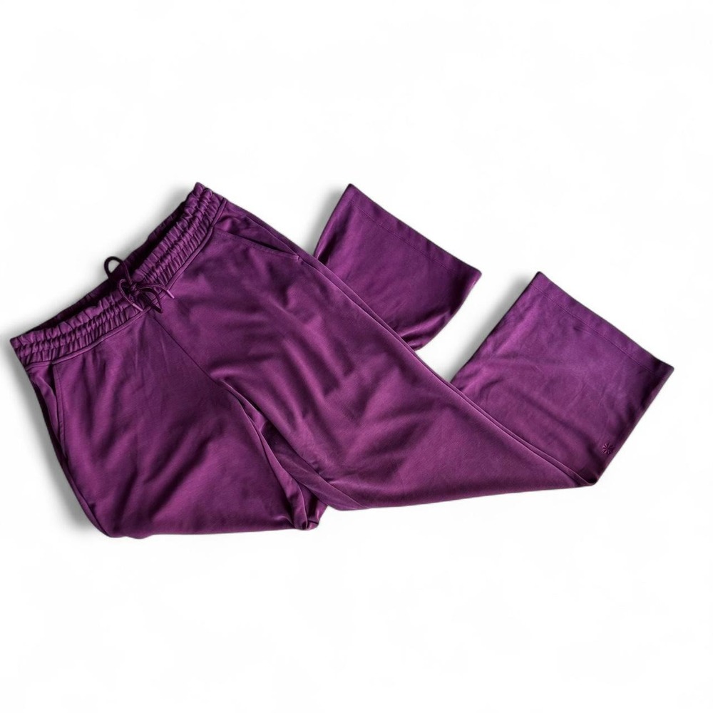 Purple Wide Leg Athleta Sweatpants